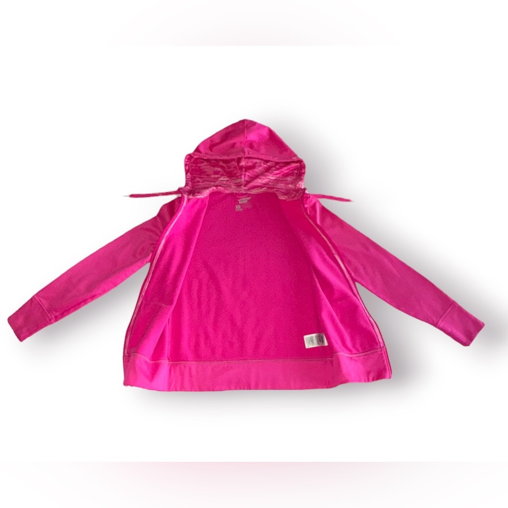 🛍️SALE🛍️ Reebok Women's Workout Ready Full-Zip Hoodie (Fuchsia | Neon Pink) - Picture 9 of 12